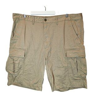 Levi Strauss & Co. Cargo Shorts Mens 40 Khaki Cotton rugged work casual beach